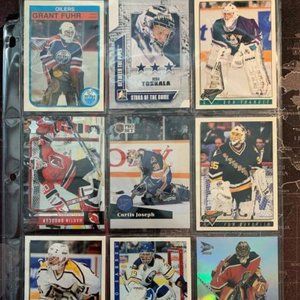 Assort NHL Goalies Collectible Trading Cards
